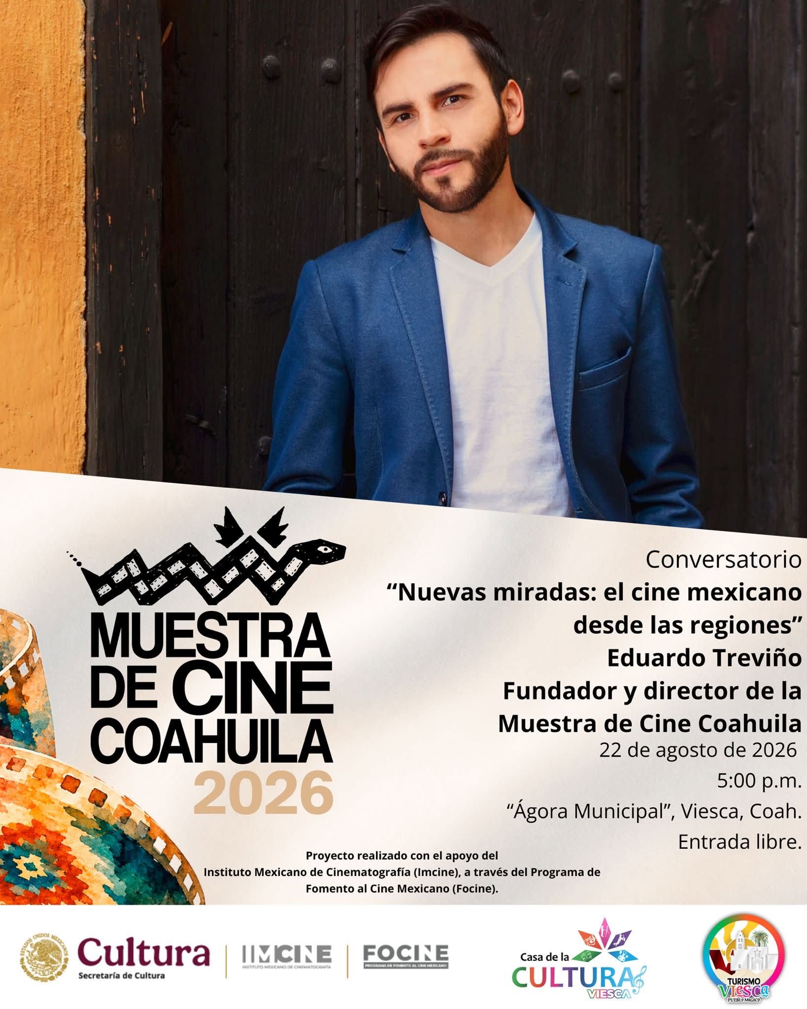 Cartel de Nuevas miradas: el cine mexicano desde las regiones en Torreón