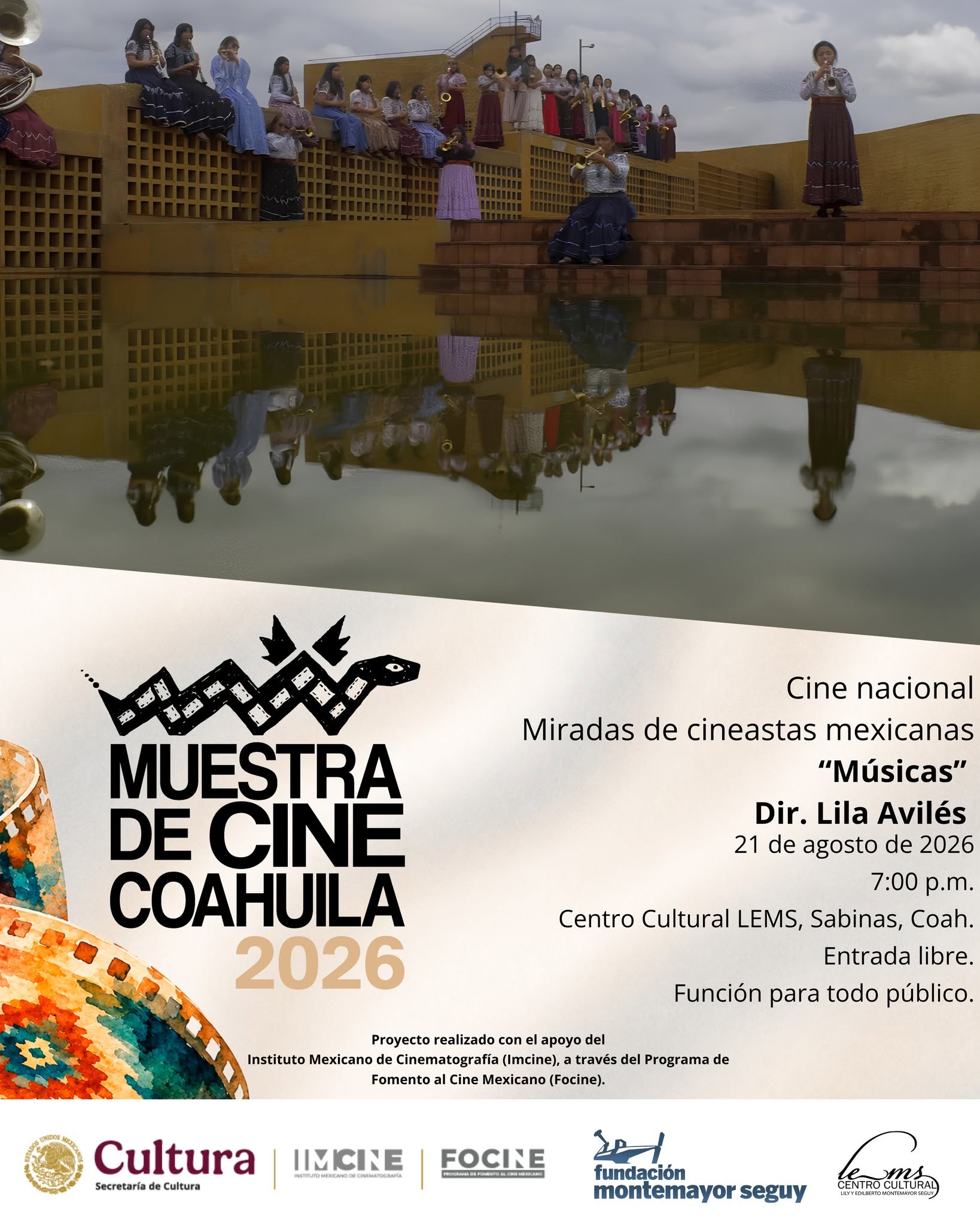 Cartel de Músicas · Lila Avilés en Sabinas